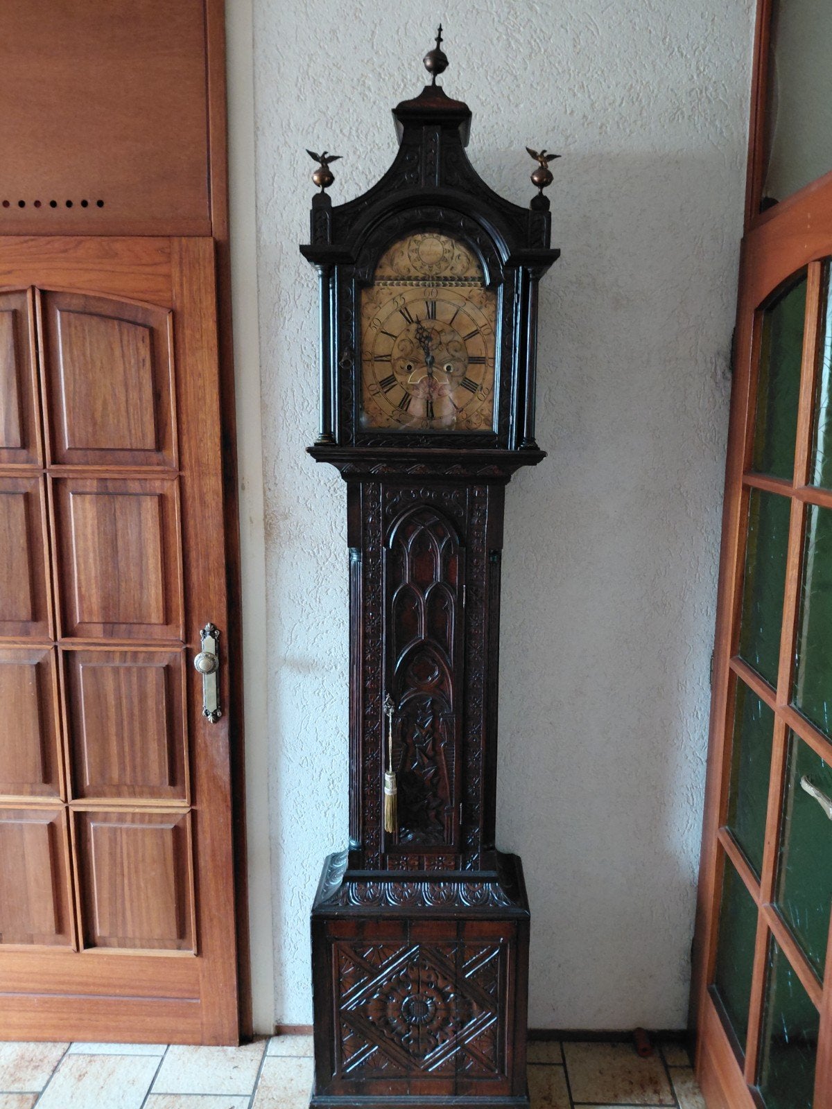 Engels staand horloge, Antiek en Kunst, Ophalen
