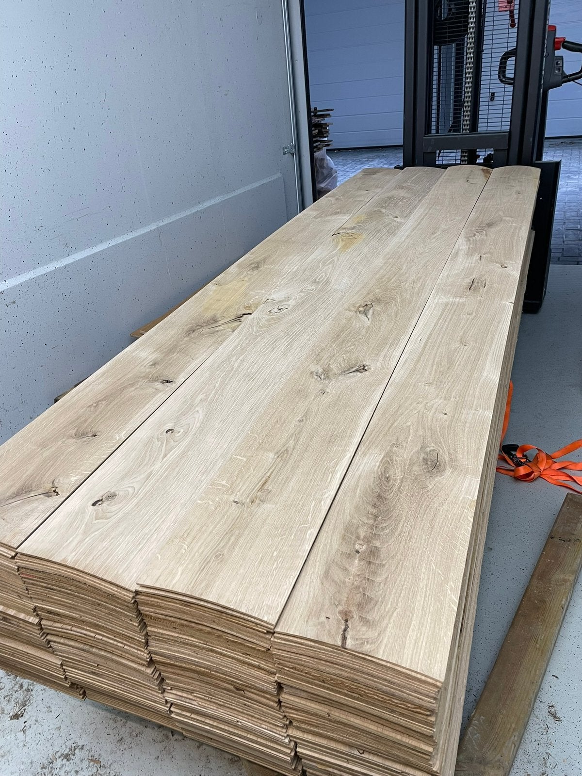 Eiken fineer, Doe-het-zelf en Verbouw, Hout en Planken, Nieuw, Plank, Overige houtsoorten, 200 tot 250 cm, Minder dan 25 mm, Ophalen of Verzenden