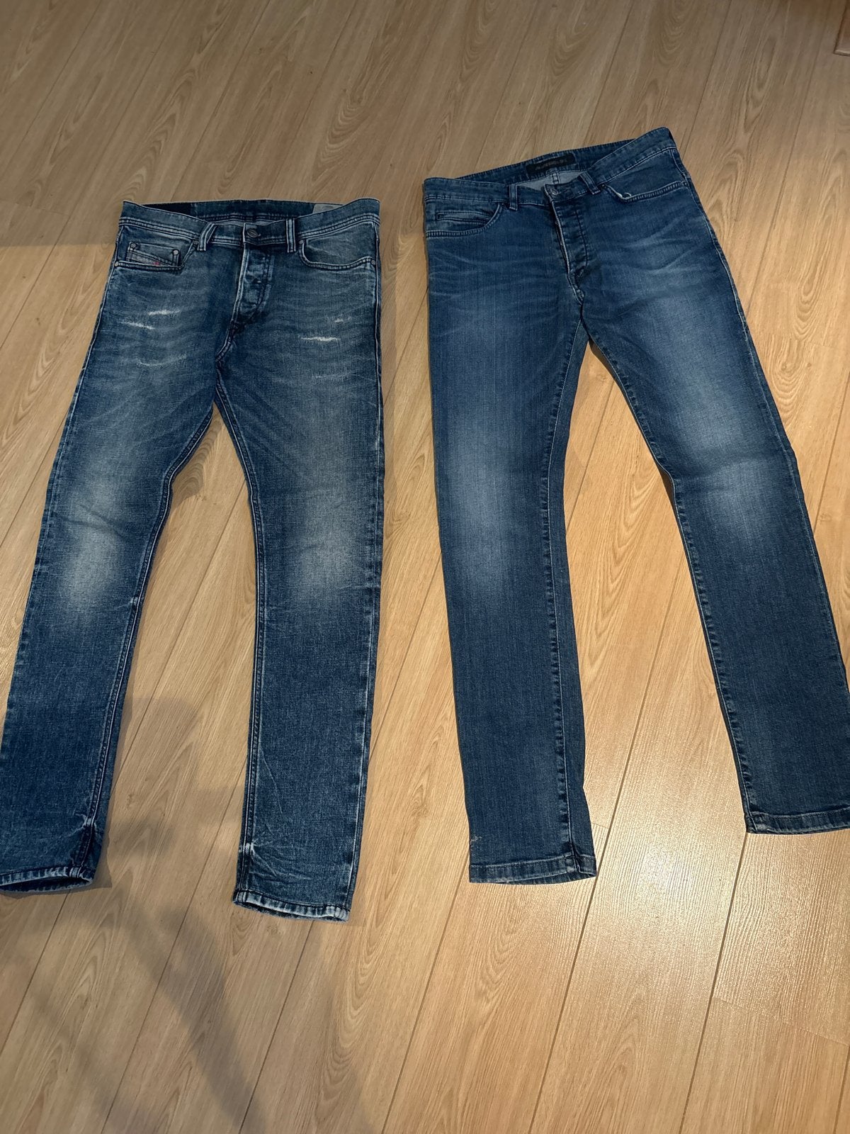 Diesel Tepphar Slim-Carrot & Drykorn Jeans W32/W31, Ophalen of Verzenden, Gedragen, Blauw, W32 (confectie 46) of kleiner