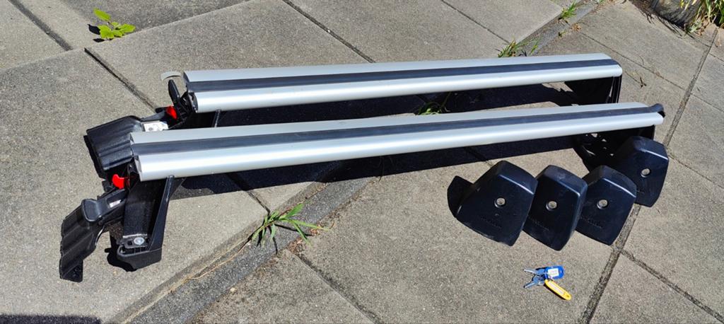 Dakdragers voor een Skoda Octavia hatchback, Auto diversen, Dakdragers, Zo goed als nieuw, Ophalen