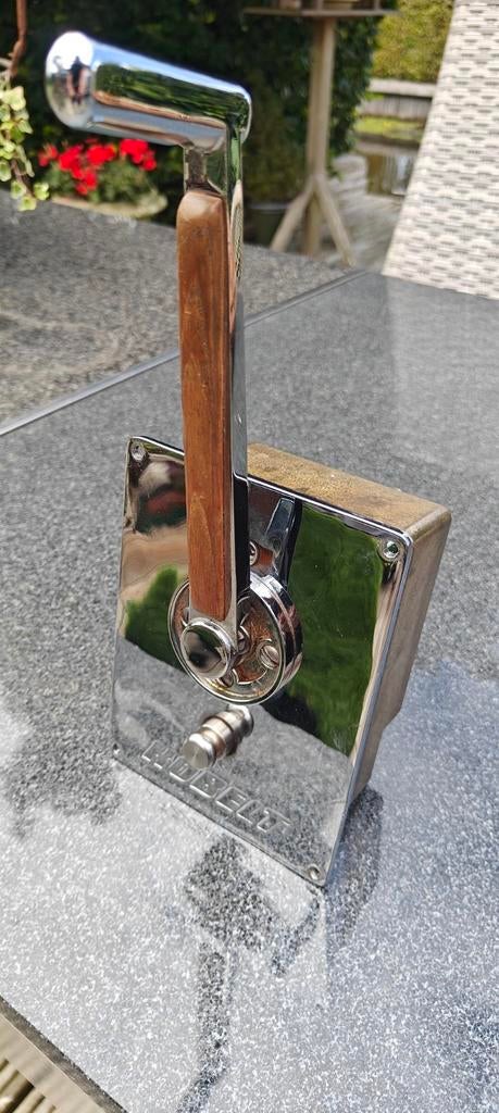 Kobelt Motorbediening / Gashendel - Chroom & Hout, Ophalen, Gebruikt, Motor en Techniek