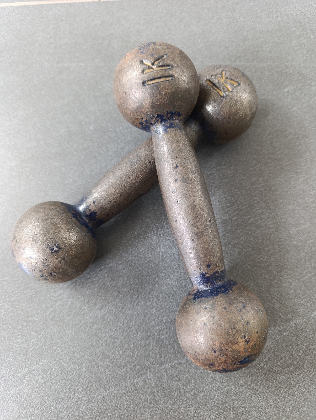 Vintage Gietijzeren Halters - 1kg per stuk, Ophalen of Verzenden