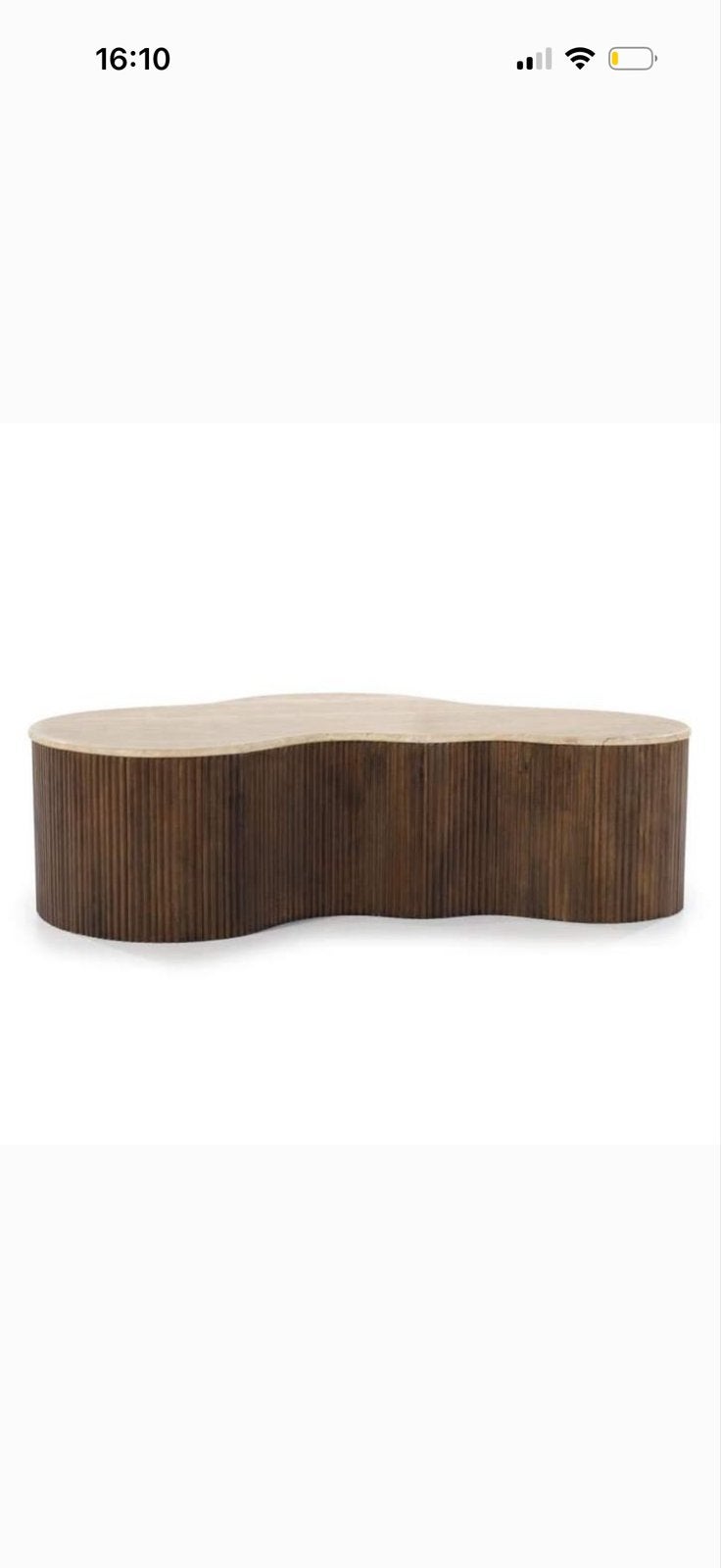 Eleonora Mari XXL Salontafel - Uniek Design, 100 tot 150 cm, Ophalen of Verzenden, Zo goed als nieuw, 150 tot 200 cm