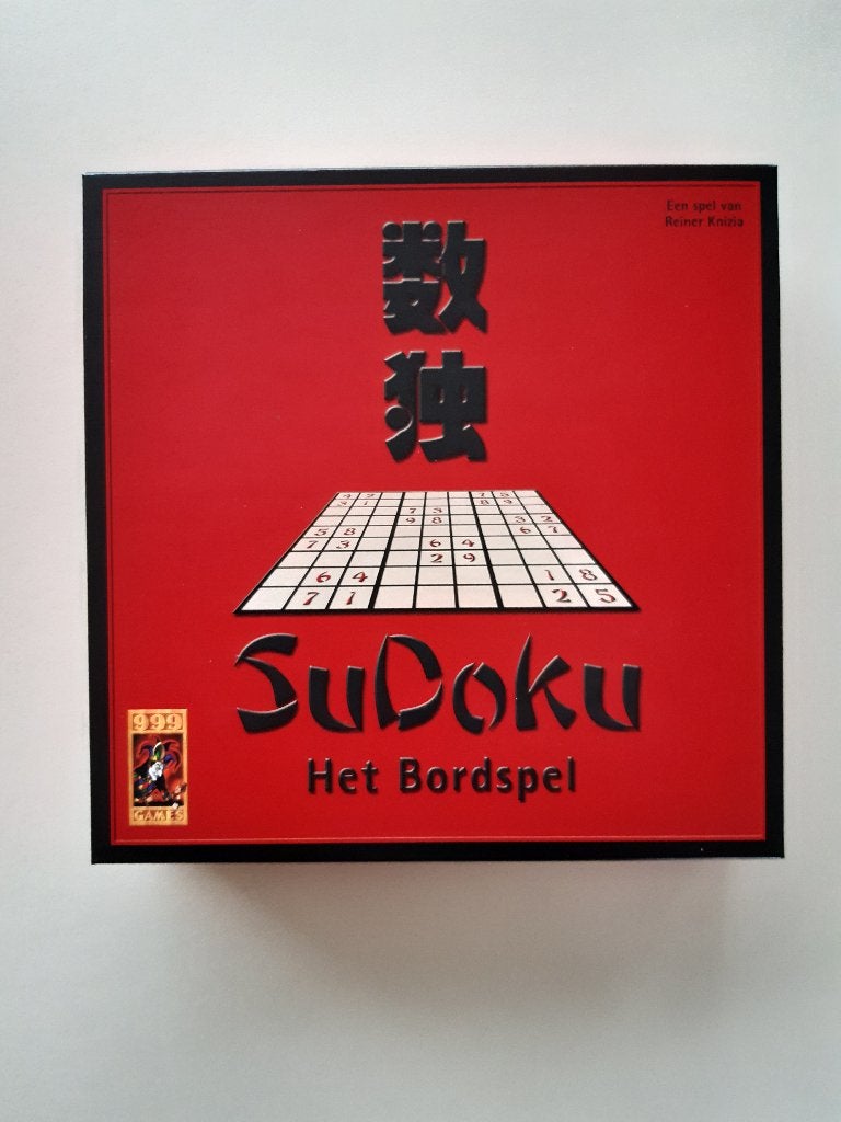 Sudoku "Het Bordspel" (nieuw), Een of twee spelers, Ophalen of Verzenden, Nieuw, 999 Games
