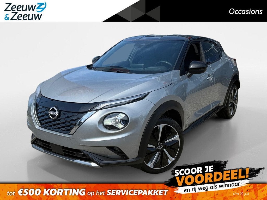 Nissan Juke 1.6 Hybrid N-Connecta *Automaat*Navi+Camera*Clim, Auto's, Nissan, 12 maanden, Gebruikt, Bedrijf, Hybride Elektrisch/Benzine