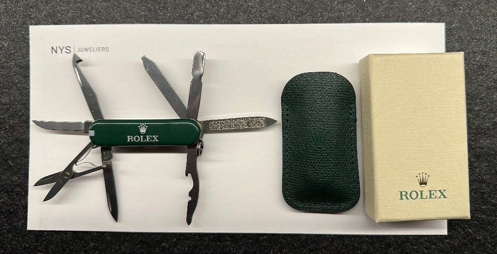 Rolex zakmesje - verzamel object, Ophalen of Verzenden, Nieuw, Staal, Rolex