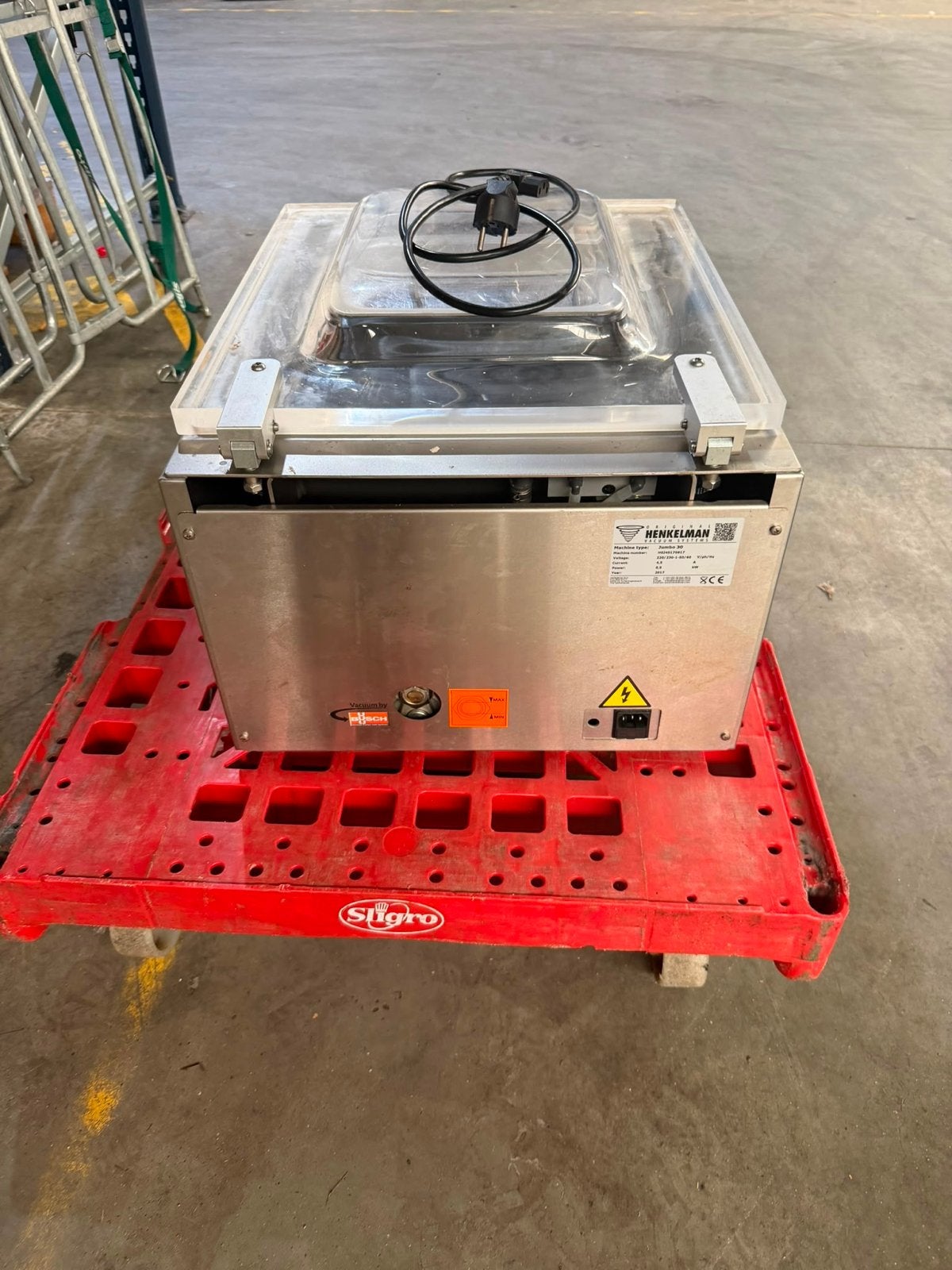 Henkelman Jumbo 30 professionele vacuümmachine 2017, Huis en Inrichting, Ophalen of Verzenden, Gebruikt