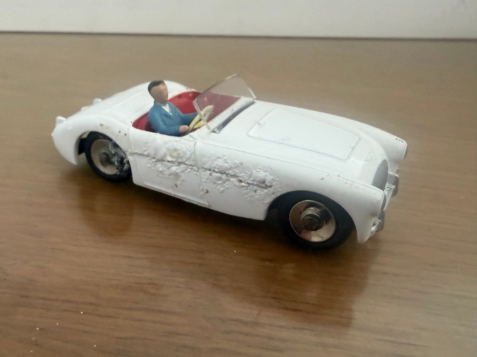 Dinky Toys Austin Healey - Vintage Speelgoedauto, Ophalen of Verzenden, Gebruikt, Auto