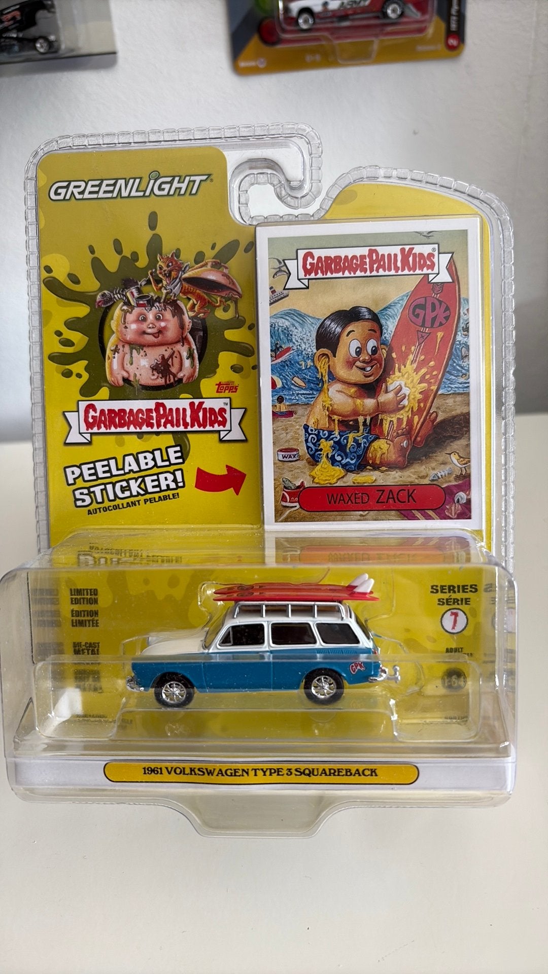 Greenlight 1961 Volkswagen Type 3 Squareback 1/64, Ophalen of Verzenden, Nieuw, Auto
