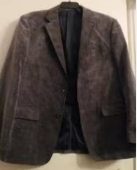 als Nieuw BARTLETT COLBERT fluwelen Fluweel grijs 28 56 XL, Kleding | Heren, Verzenden, Zo goed als nieuw, Maat 56/58 (XL), Grijs