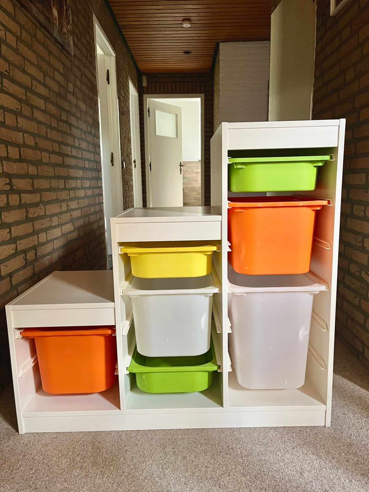 Witte opbergkast ikea kindermeubel, Ophalen, Gebruikt, 5 laden of meer, 50 tot 100 cm