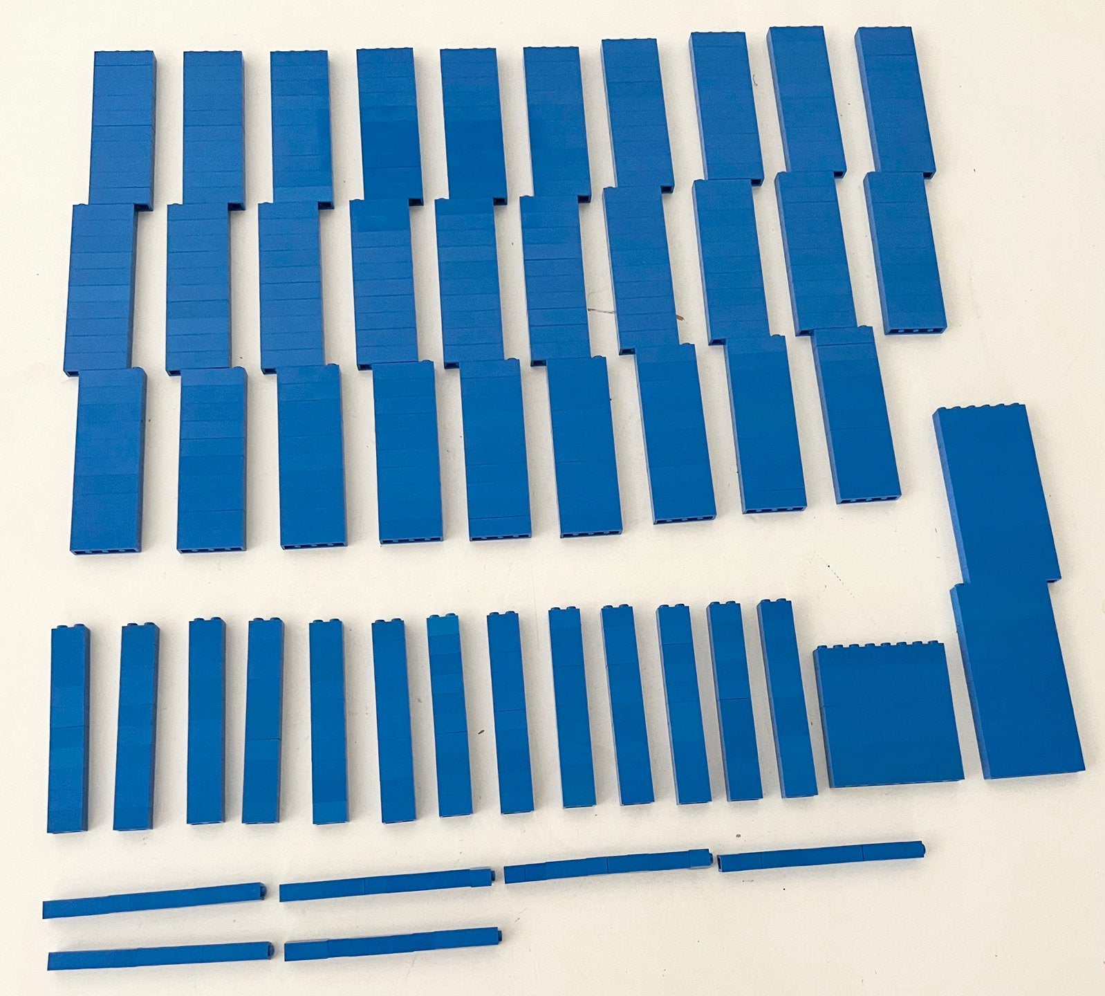 Lego stenen bricks blauw 510 stuks / 670 gram, Ophalen of Verzenden, Losse stenen, Lego