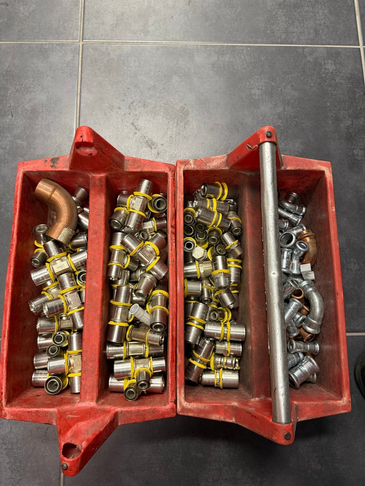 Uponor Gas- en Waterkoppelingen - Diverse Types, Ophalen of Verzenden, Gebruikt