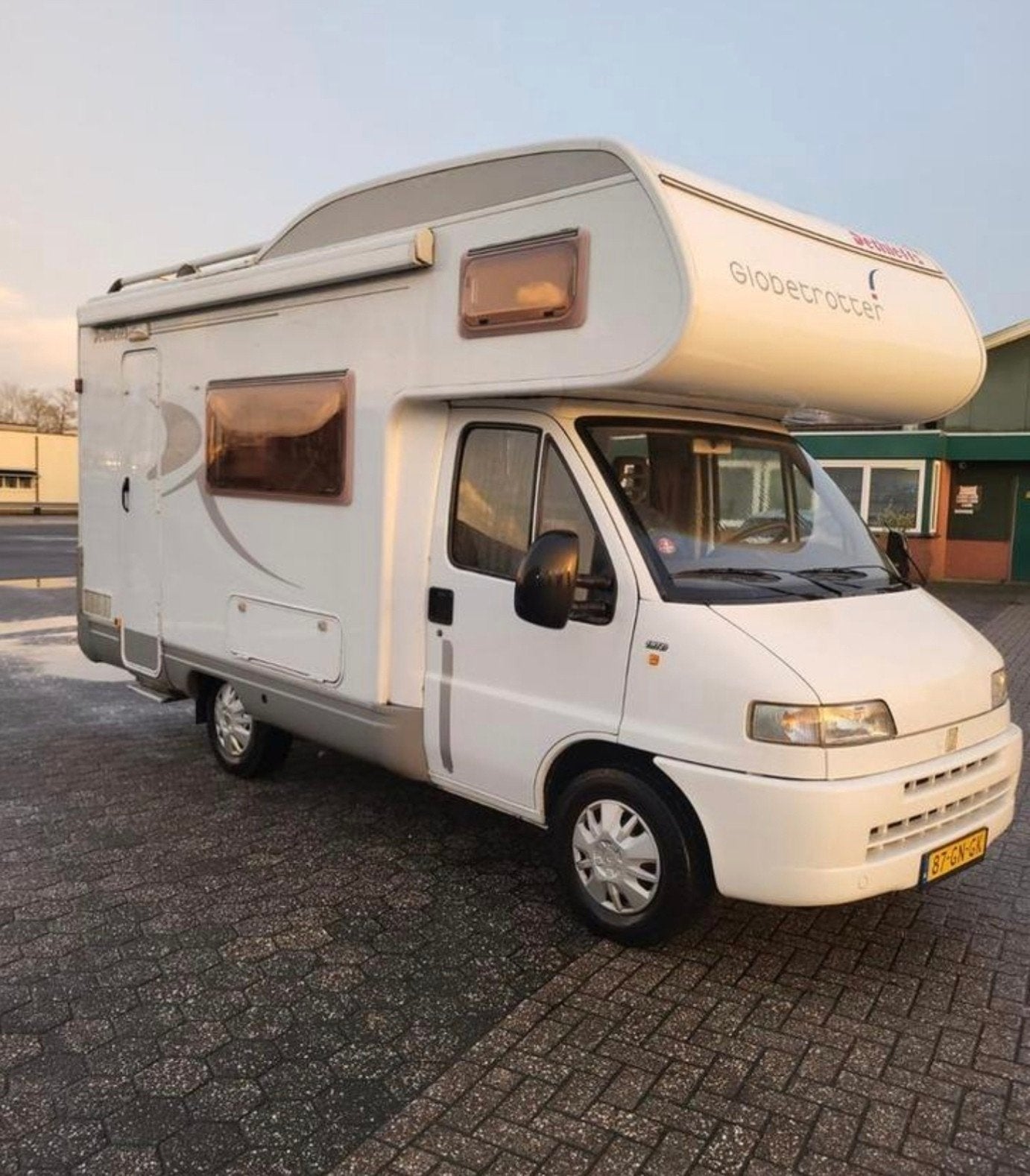 Camper Dethleffs Globetrotter 2001 met luifel, Caravans en Kamperen, Campers, Alkoof, Fiat, Dethleffs, Dethleff