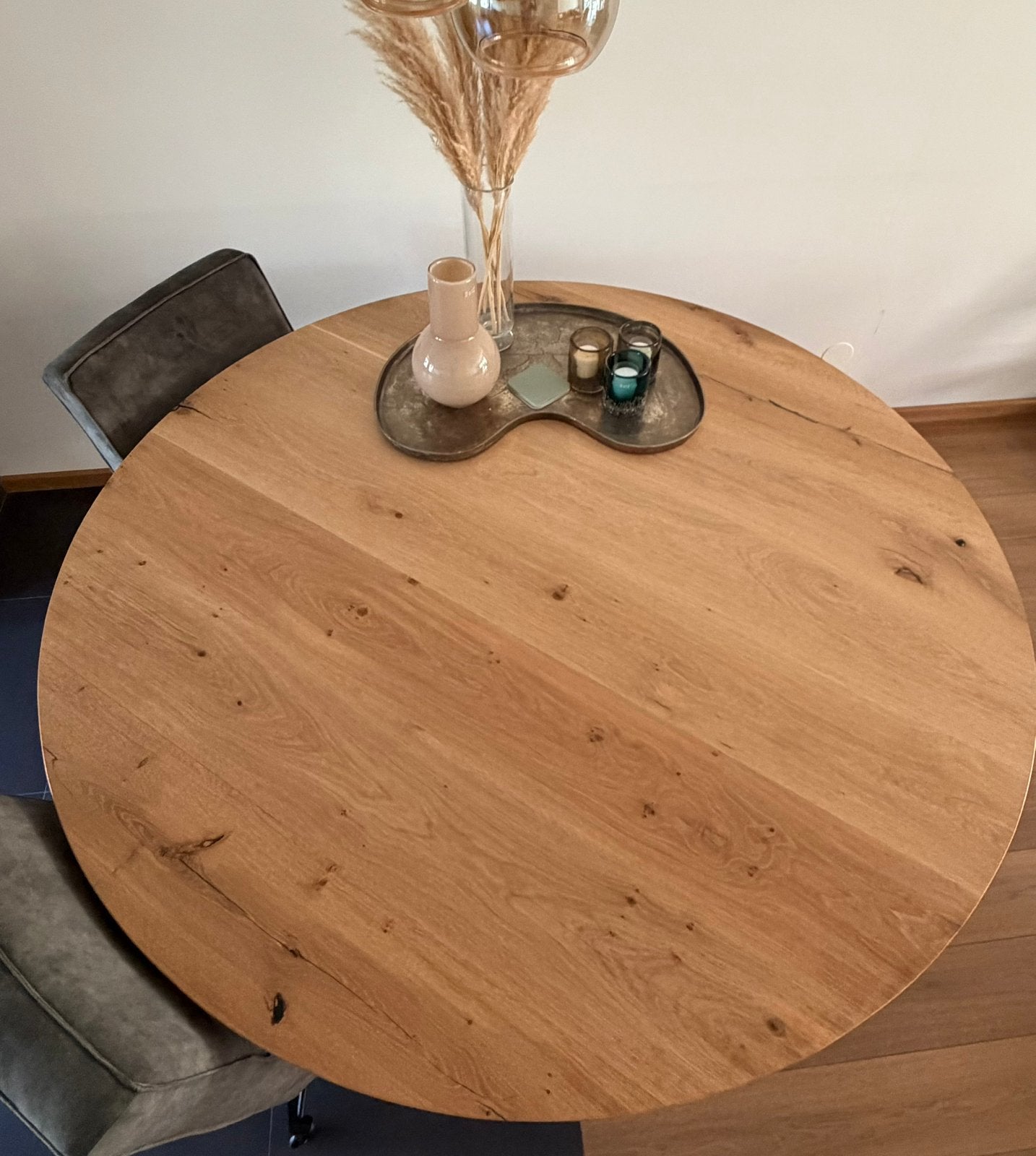 Ronde eettafel 165cm (Zwaartafelen), Ophalen, 150 tot 200 cm, Rond, Zo goed als nieuw