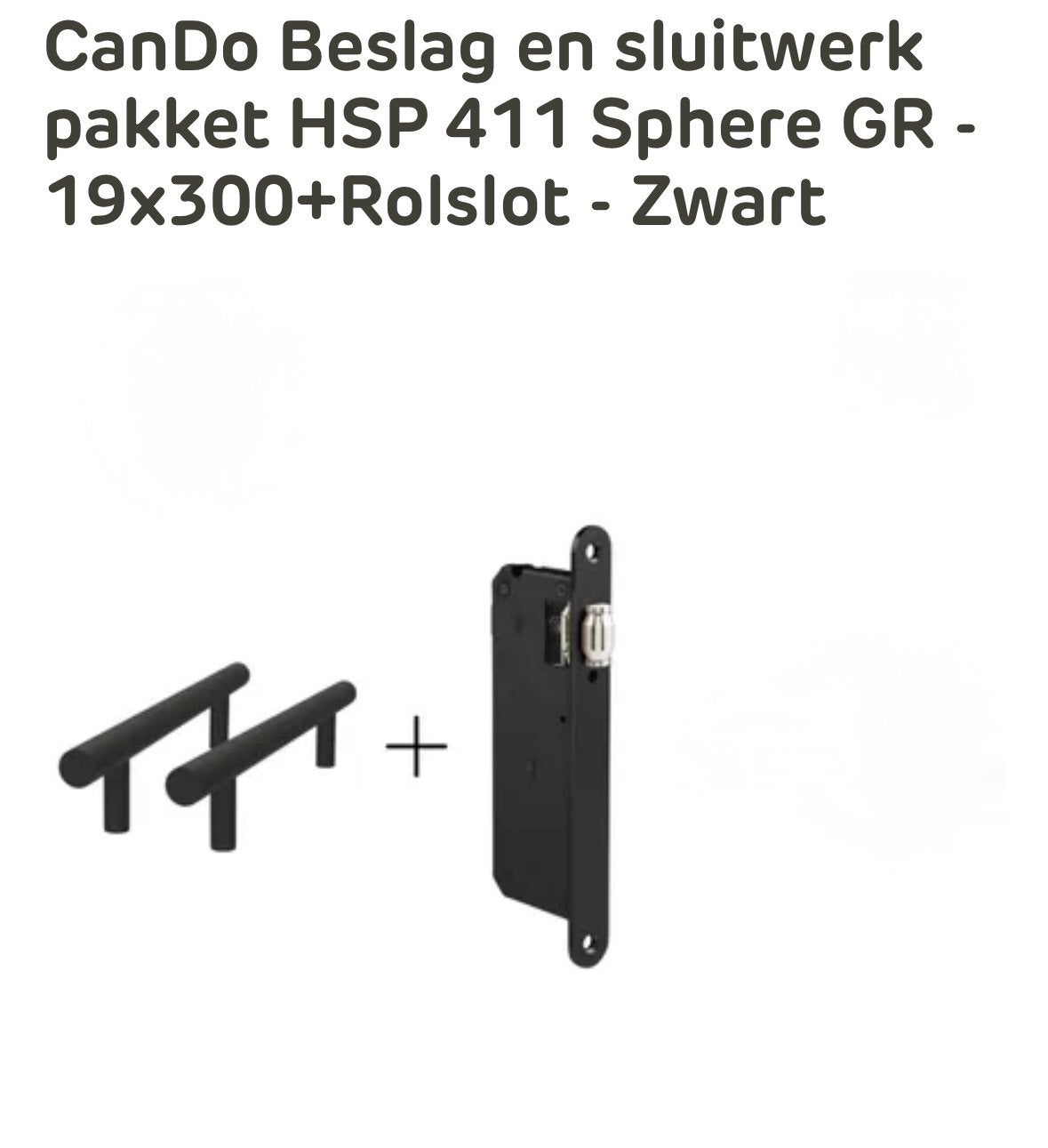 AANGEBODEN: NIEUWE CANDO Beslag en sluitwerk HSP 411 Sphere, Ophalen of Verzenden, Nieuw, Klink of Kruk