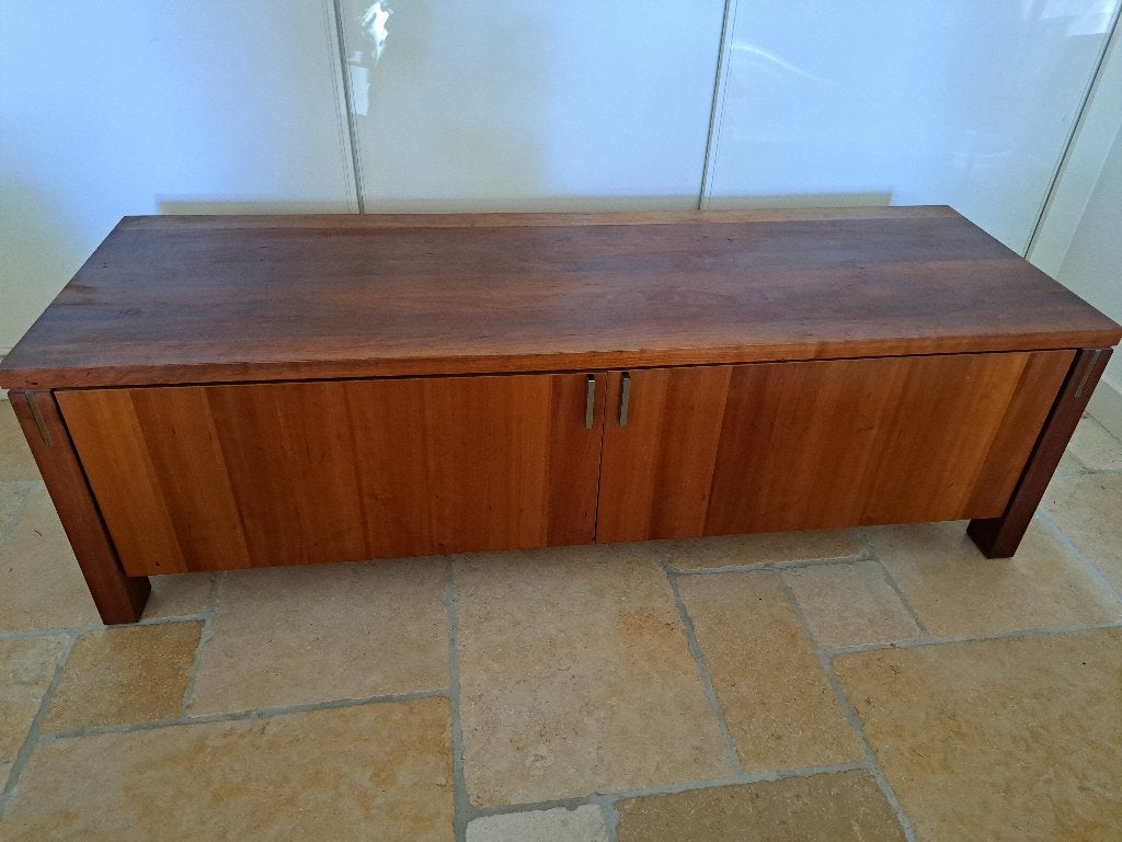 Modern TV-meubel van kersenhout, Ophalen, Gebruikt, Tijdloos, Modern, 150 tot 200 cm