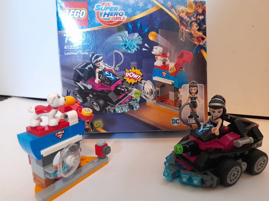 Lego DC Super Hero Girls Lashina's tank 41233, Gebruikt, Overige thema's, Lego, Ophalen of Verzenden