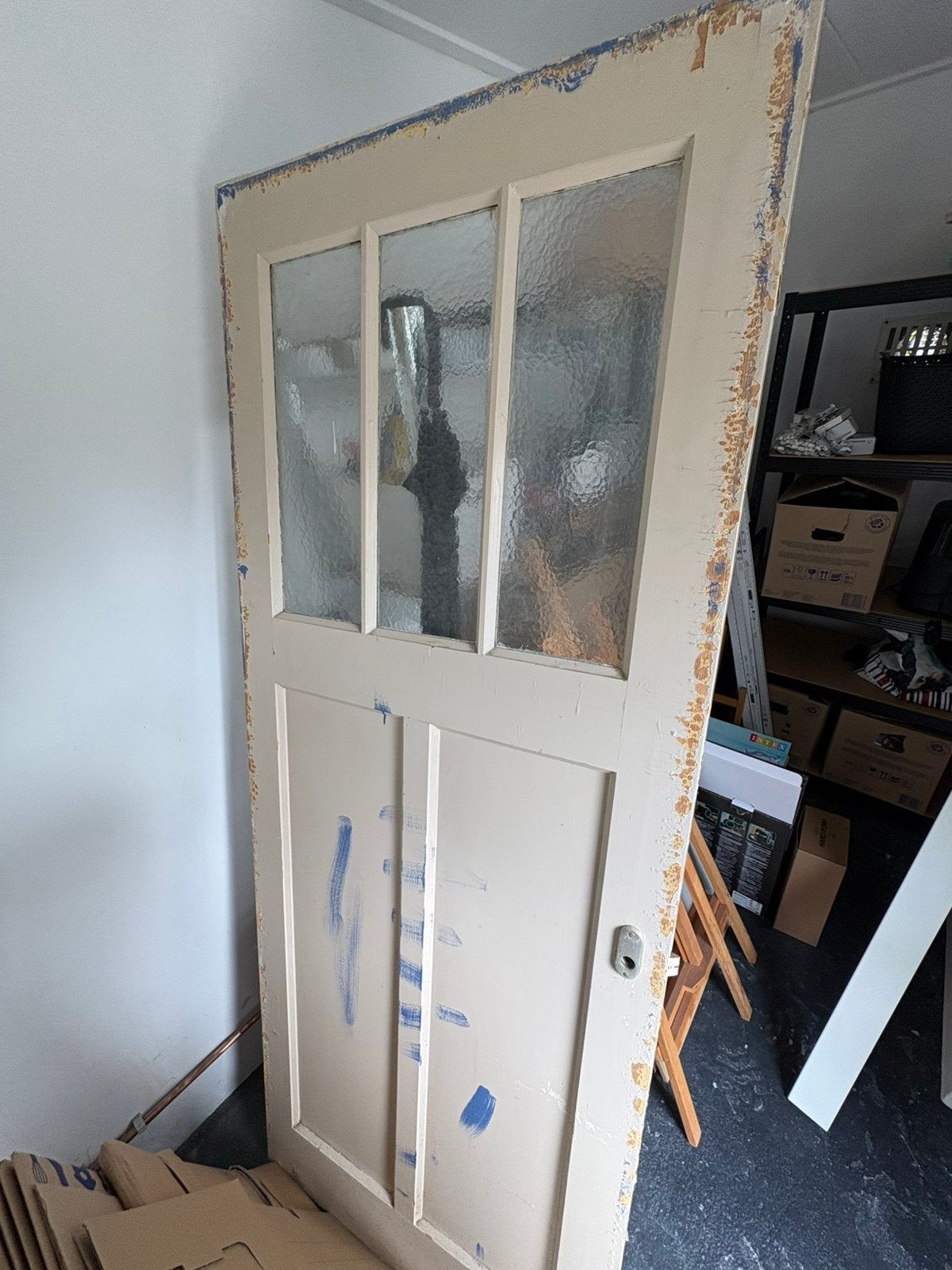 Opknap deur 210x82cm Gratis, Doe-het-zelf en Verbouw, Deuren en Horren, Ophalen of Verzenden, Zo goed als nieuw, Binnendeur, 200 tot 215 cm