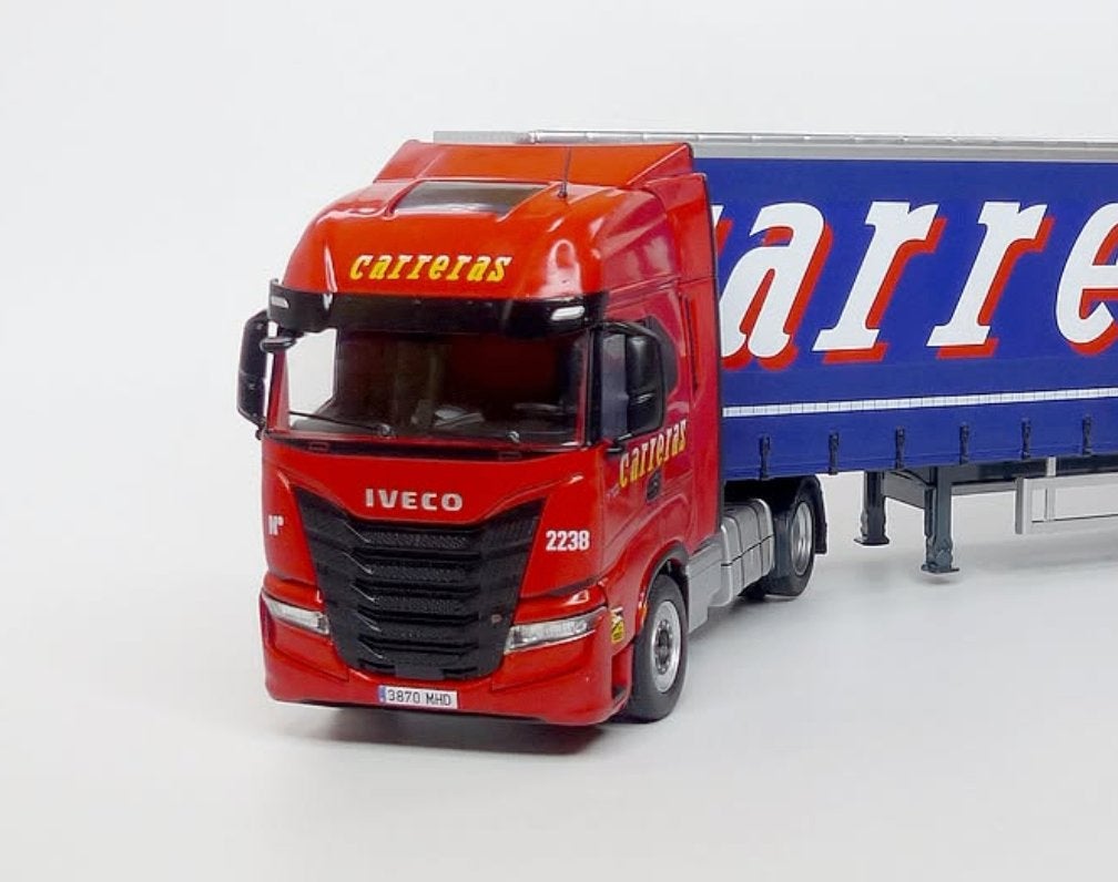 Iveco S-Way '22 Transportes Carreras 1/43 Camiones Espagne 7, Hobby en Vrije tijd, Modelauto's | 1:43, Verzenden, Nieuw, Bus of Vrachtwagen