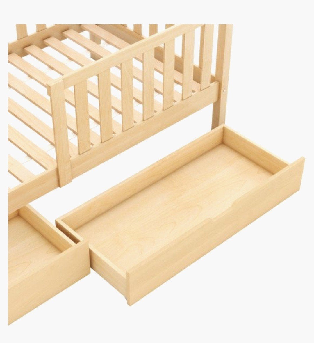 Houten Kinderbed Huisbed met Lades - Nieuw, Ophalen, Huisbed, Kinderbed, Montessori, 90 cm, Nieuw