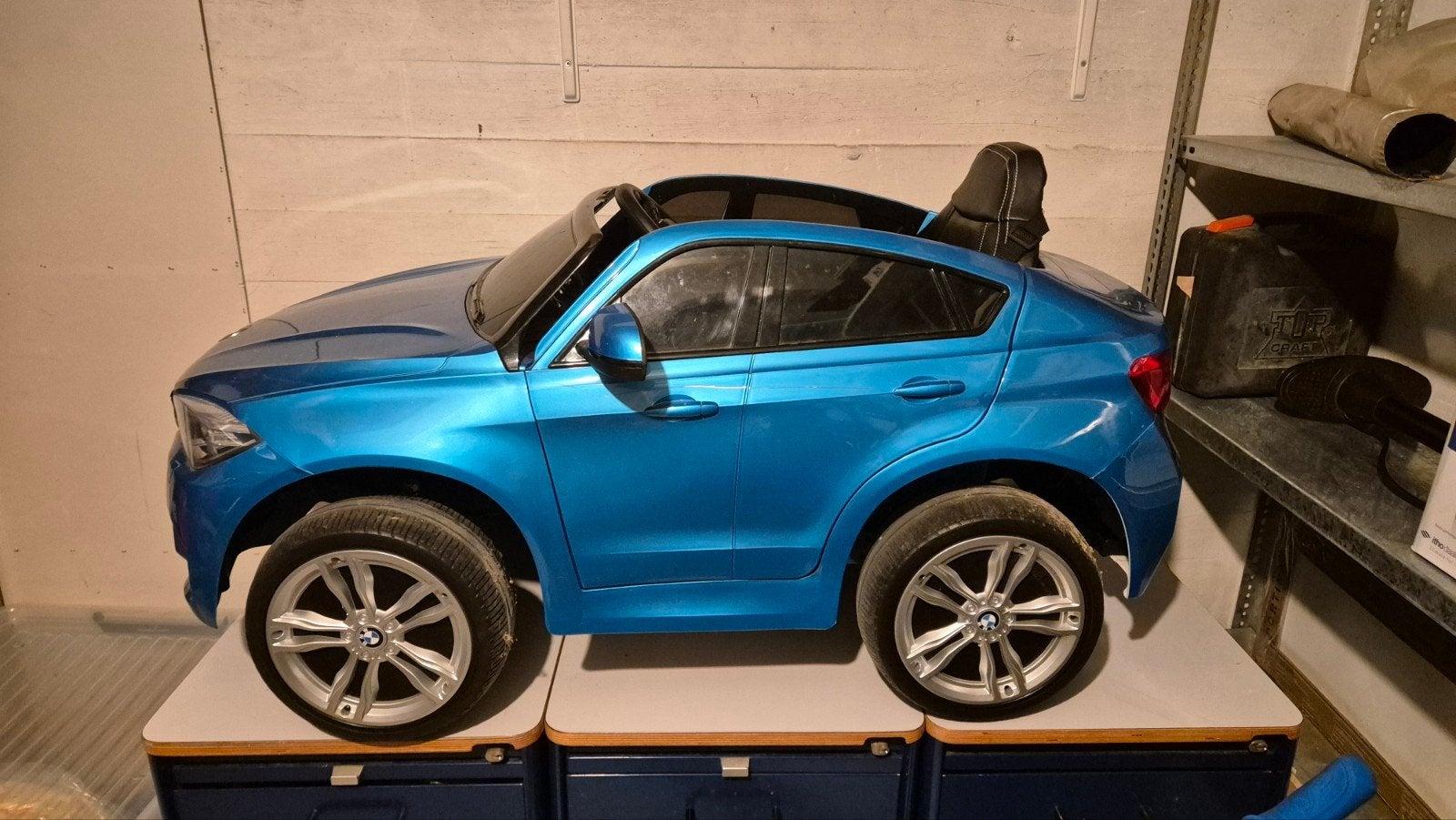 BMW X6M Elektrische Kinderauto met Afstandsbediening, Ophalen of Verzenden