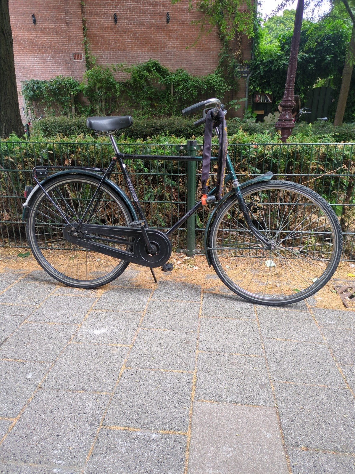 Stevige herenfiets , fietst soepel, Terugtraprem, Gebruikt, 57 tot 61 cm, Ophalen