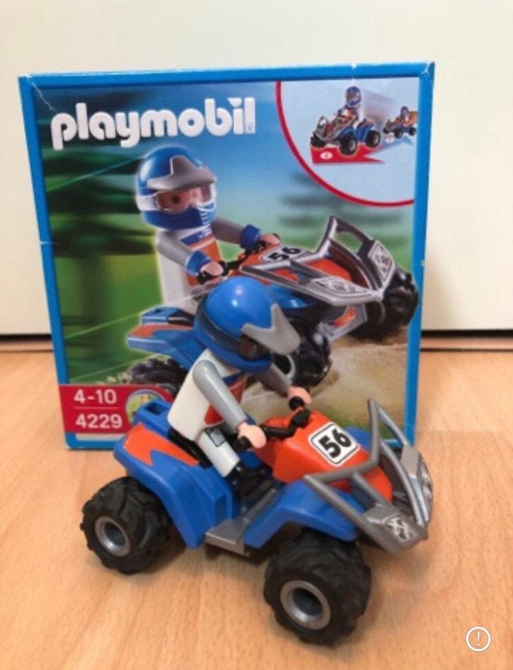 Playmobil 4 wheeler, Complete set, Voertuig, Ophalen of Verzenden, Zo goed als nieuw