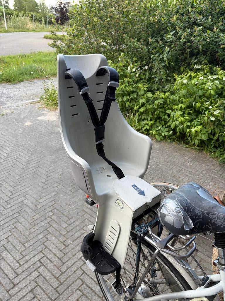 Gebruikt Bobike kinderzitje voor bagagedrager - Technisch go, Fietsen en Brommers, Fietsaccessoires | Fietsstoeltjes, Ophalen