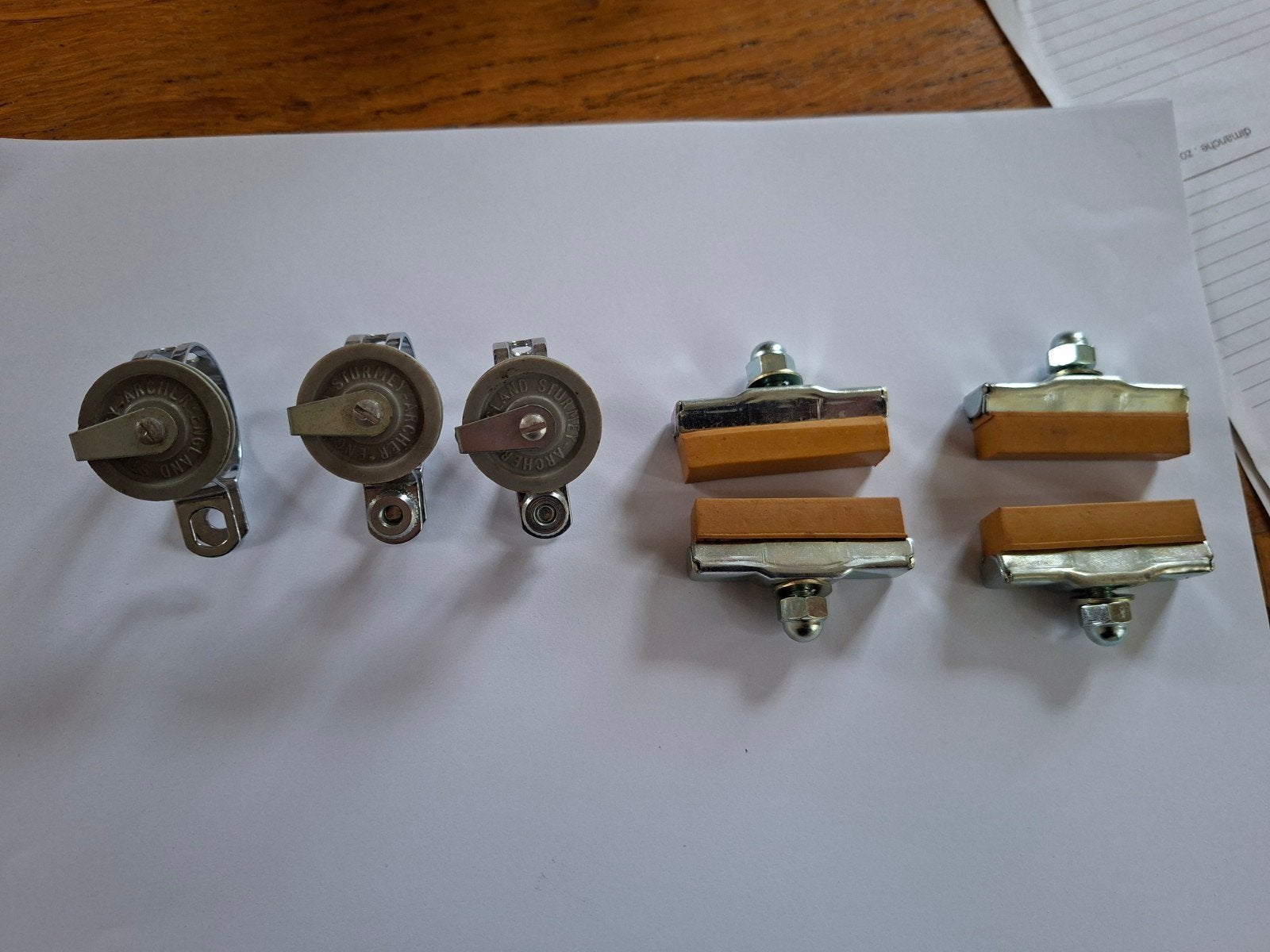 vintage kabelbegeleiders en remblokjes, Fietsen en Brommers, Ophalen of Verzenden, Nieuw, Racefiets, Sturmey Archer
