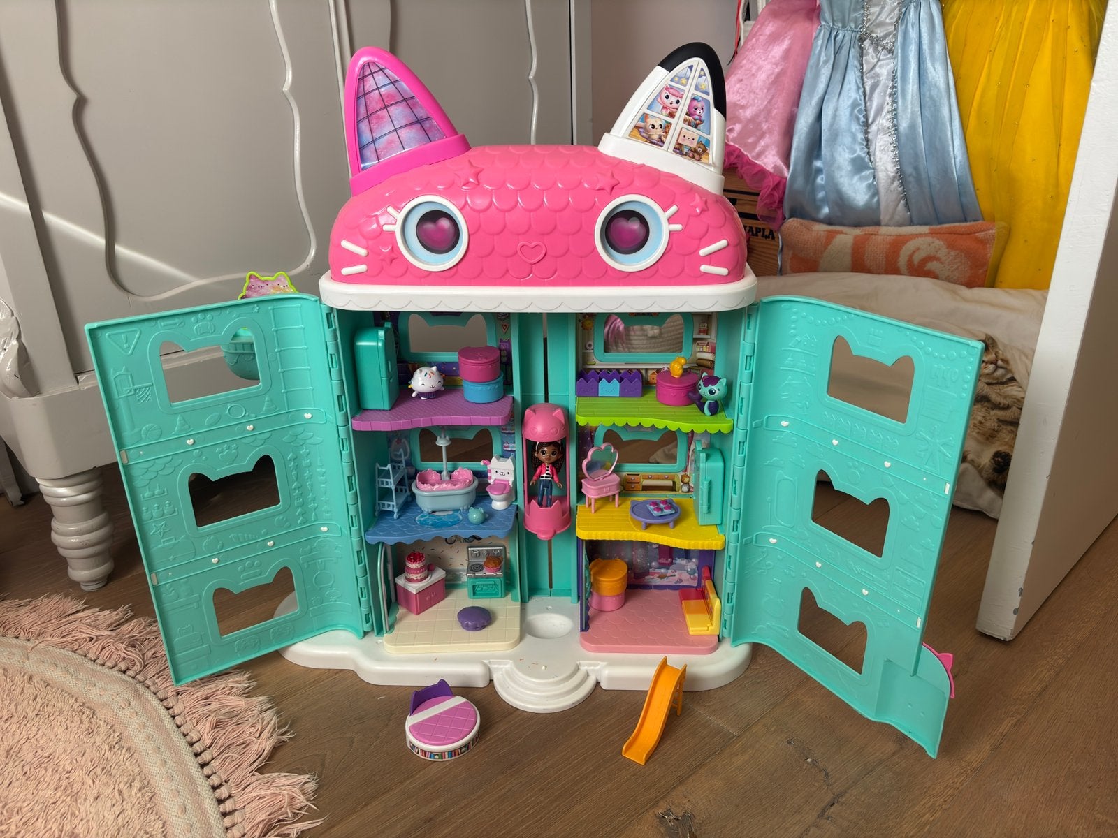 Gabby’s Dollhouse Purrfect met accessoires, Ophalen of Verzenden, Zo goed als nieuw, Poppenhuis