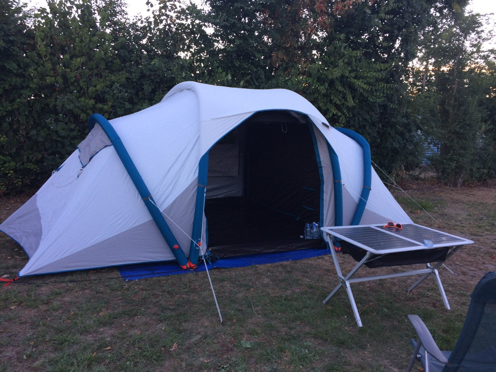 Tent Fresh and Black Quechua Air Seconds Family 4.2 XL, Caravans en Kamperen, Tenten, Ophalen, Gebruikt, Tot en met 4