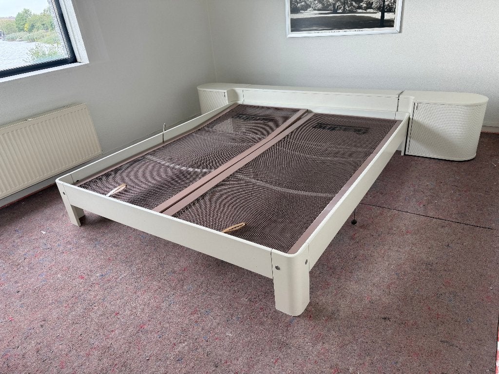 Bed Auping Auronde 80 x 210 cm, Ophalen, Tweepersoons, 180 cm, Hout