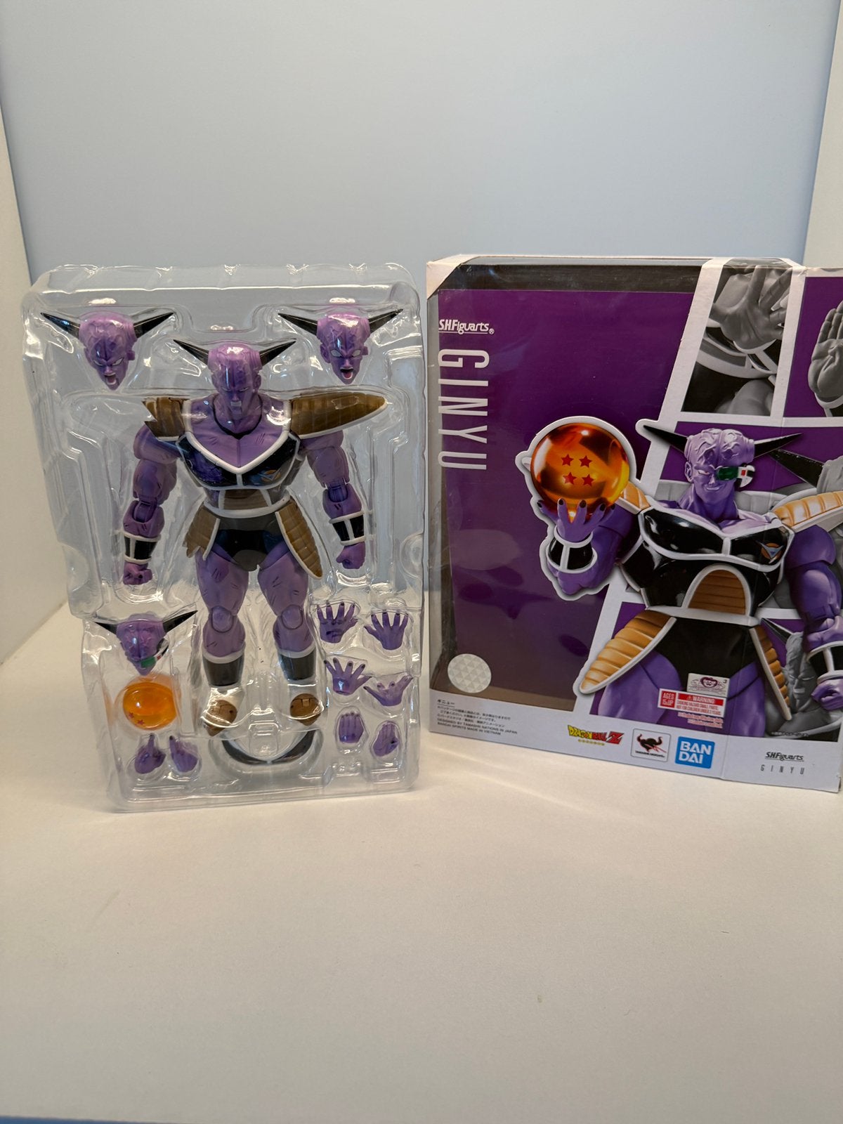 S.H. Figuarts Dragon Ball Z | Captain Ginyu Custom Damaged, Ophalen of Verzenden, Zo goed als nieuw