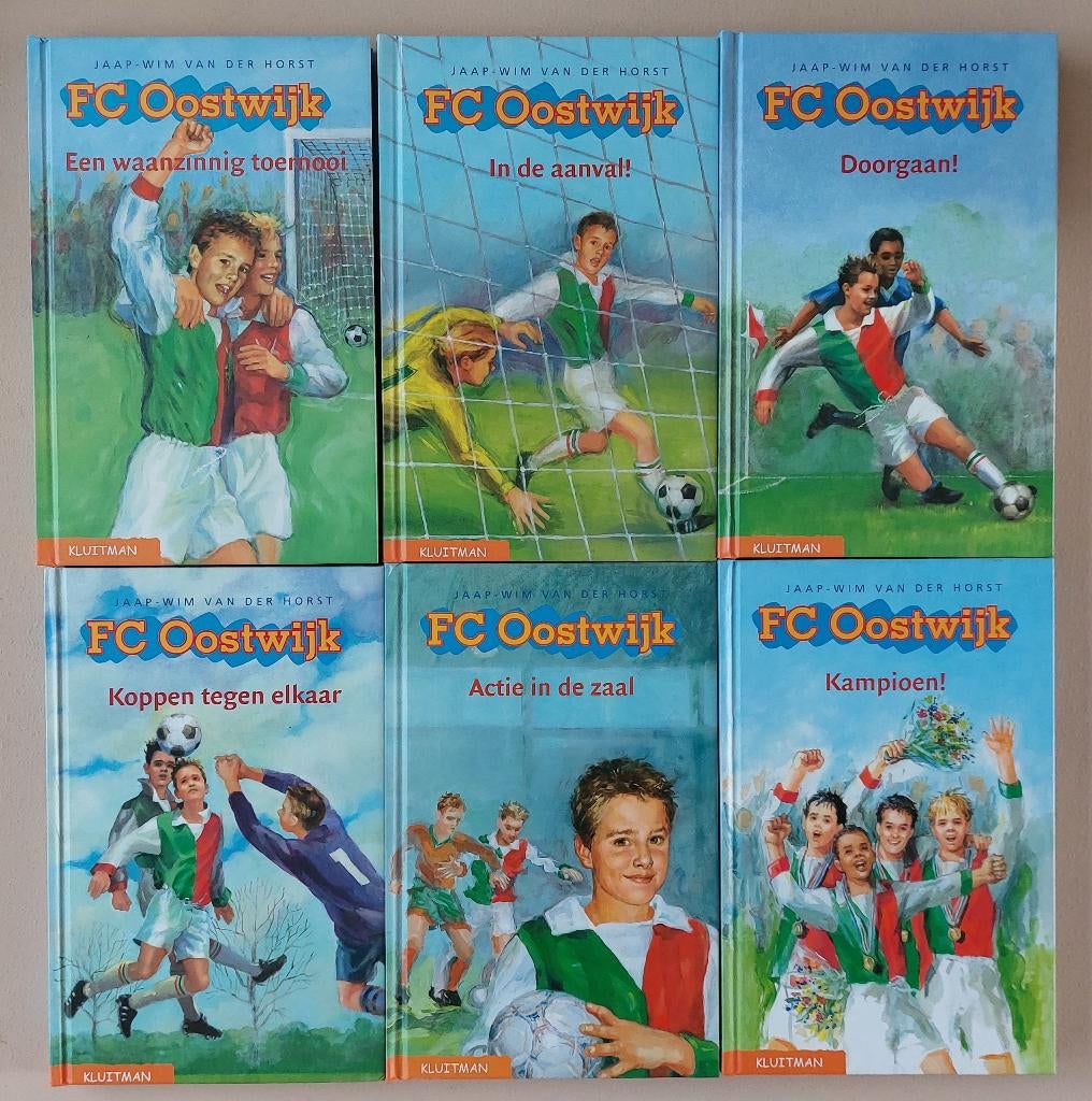 6 delen FC Oostwijk kinderboekenserie - zgan - vanaf 8 jaar, Ophalen, Zo goed als nieuw, Jaap-Wim van der Horst, Fictie algemeen