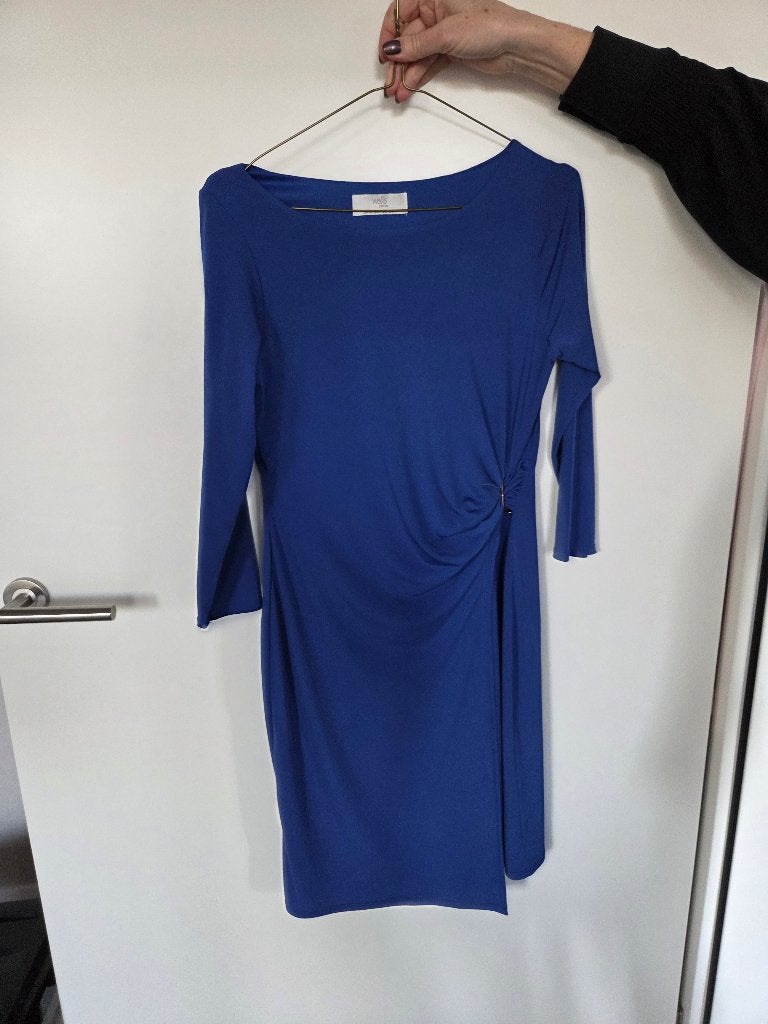 Wallis Petite koningsblauwe jurk van travelstof maat 38, Maat 38/40 (M), Blauw, Nieuw, Ophalen of Verzenden