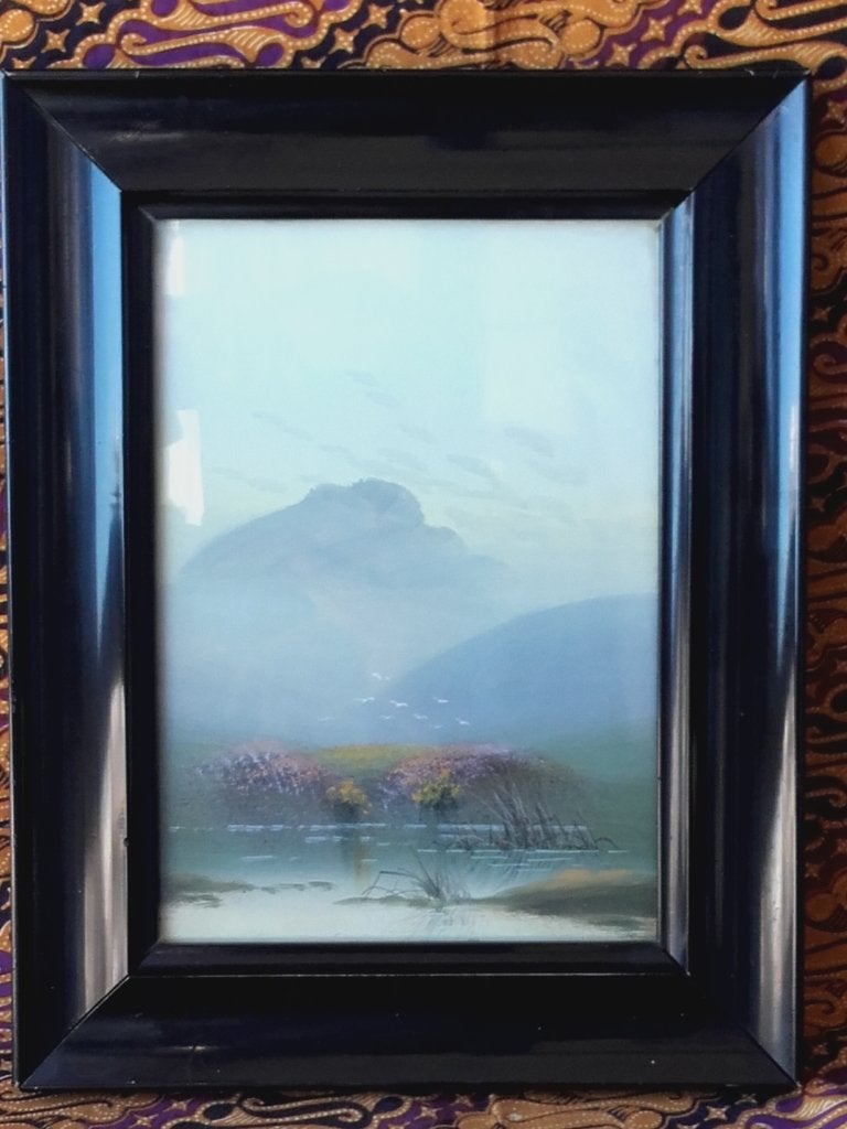 Mooi stel antieke ingelijste aquarellen uit Engeland., Gesigneerd, Ophalen of Verzenden, Landschap, Klassiek
