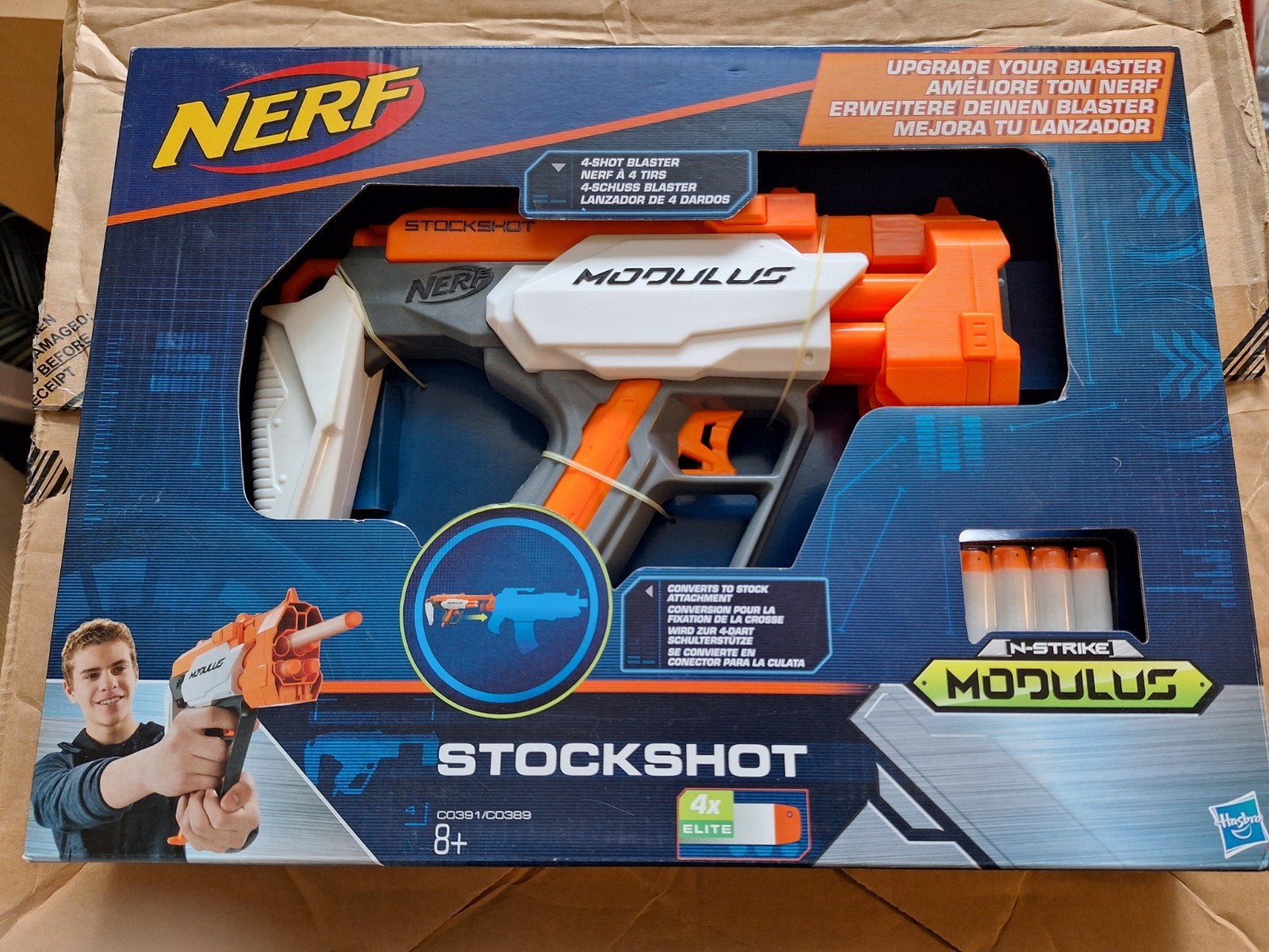 NERF Modulus Stockshot Blaster - Nieuw in doos, Ophalen of Verzenden, Nieuw, Jongen of Meisje
