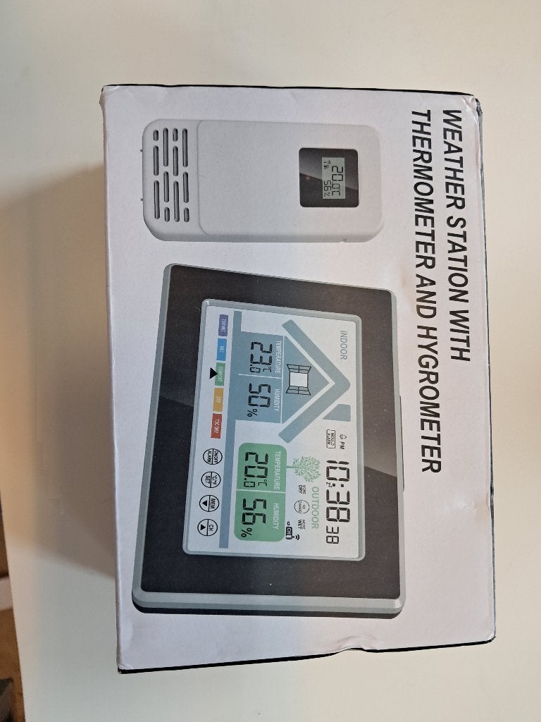 Draadloos Digitaal Weerstation met Buitensensor, Nieuw, DEVENTER, Kansenkoop@gmail.com, KANS&KOOP