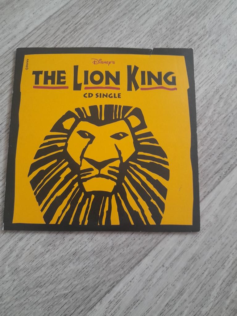 Cd single disney the lion king, Ophalen of Verzenden, Zo goed als nieuw, Overige typen