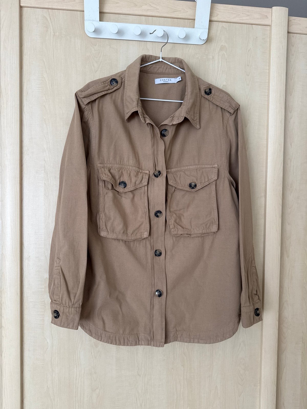 Costes jasje in beige, Beige, Ophalen of Verzenden, Zo goed als nieuw, Lange mouw
