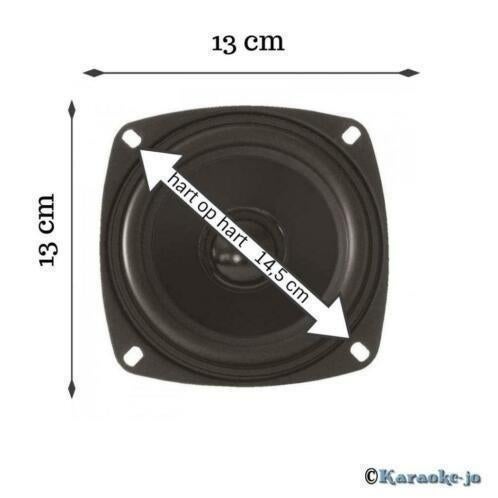 Dynavox 4 Ohm basluidspreker 13 cm 50 Watt