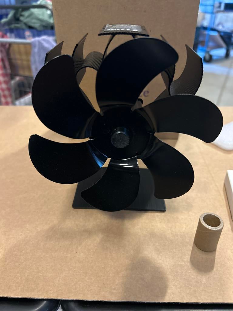 Nieuwe Kachel Ventilator 6 Bladen - H18xB16xD11cm, Ophalen of Verzenden, Nieuw, Vrijstaande haard, Overige soorten