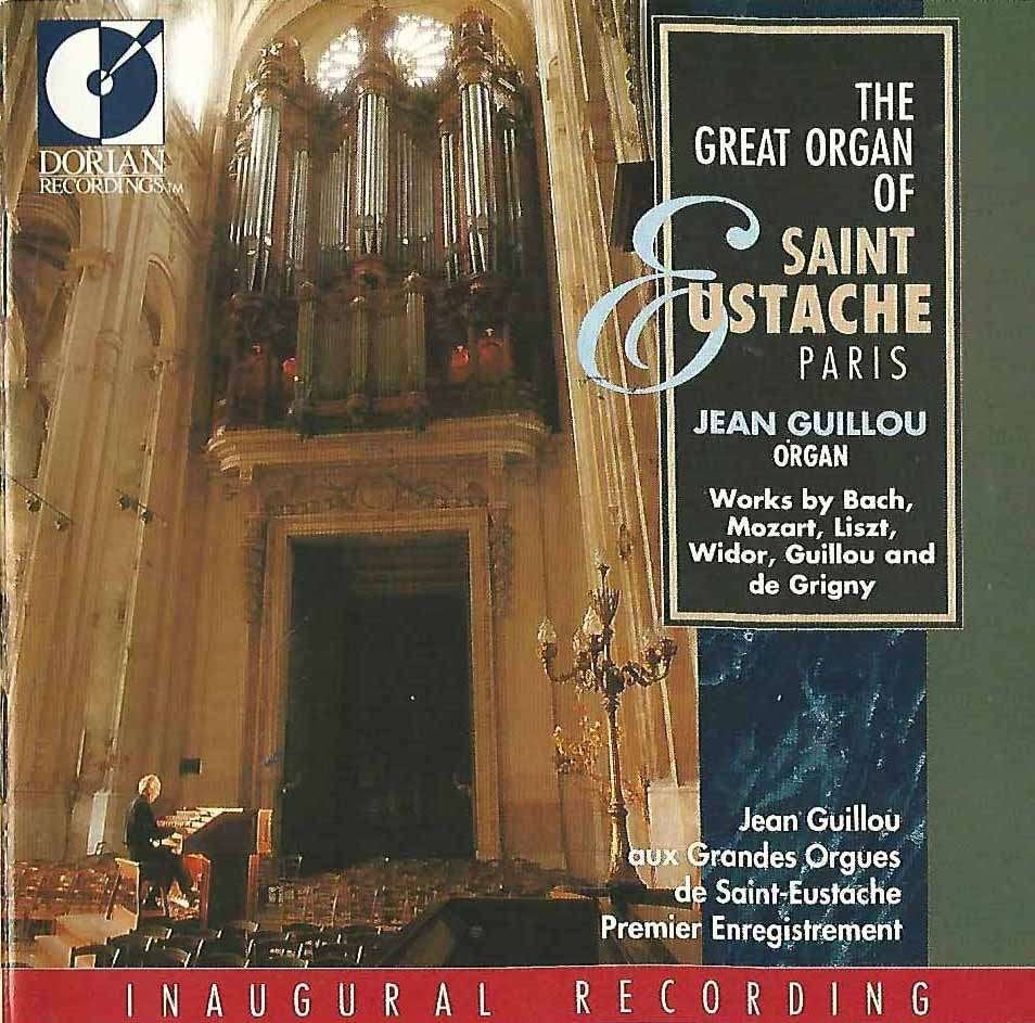 OrgelCD: Jean Guillou - The great organ of Saint Estache, Ophalen of Verzenden, Zo goed als nieuw, Instrumentaal, Orgel