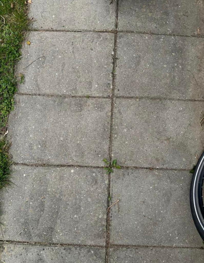 Grijze tuintegels van 60405 cm., Tuin en Terras, Ophalen of Verzenden, Zo goed als nieuw, Beton, Terrastegels