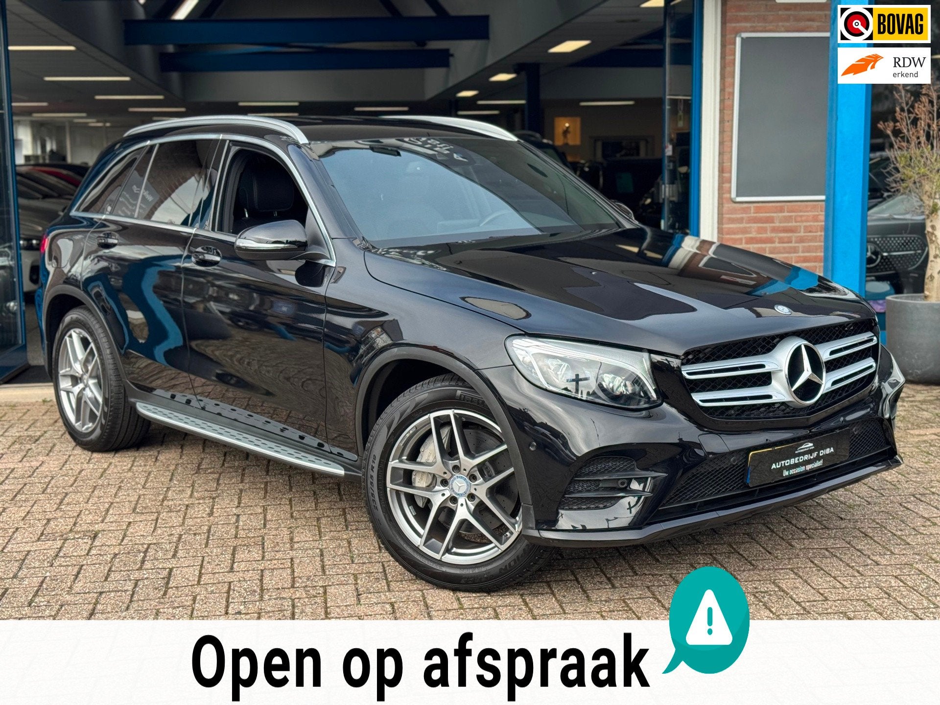 Mercedes-Benz GLC-klasse 250 4MATIC AMG Edition 1 2016 NAVI, Auto's, Automaat, Dealer onderhouden, Gebruikt, 4 cilinders