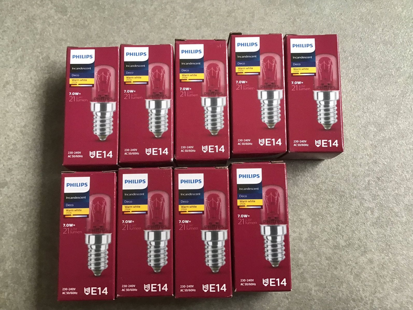 Philips E14, Philips, Gloeilamp, Overige lichtkleuren, E14 (klein)