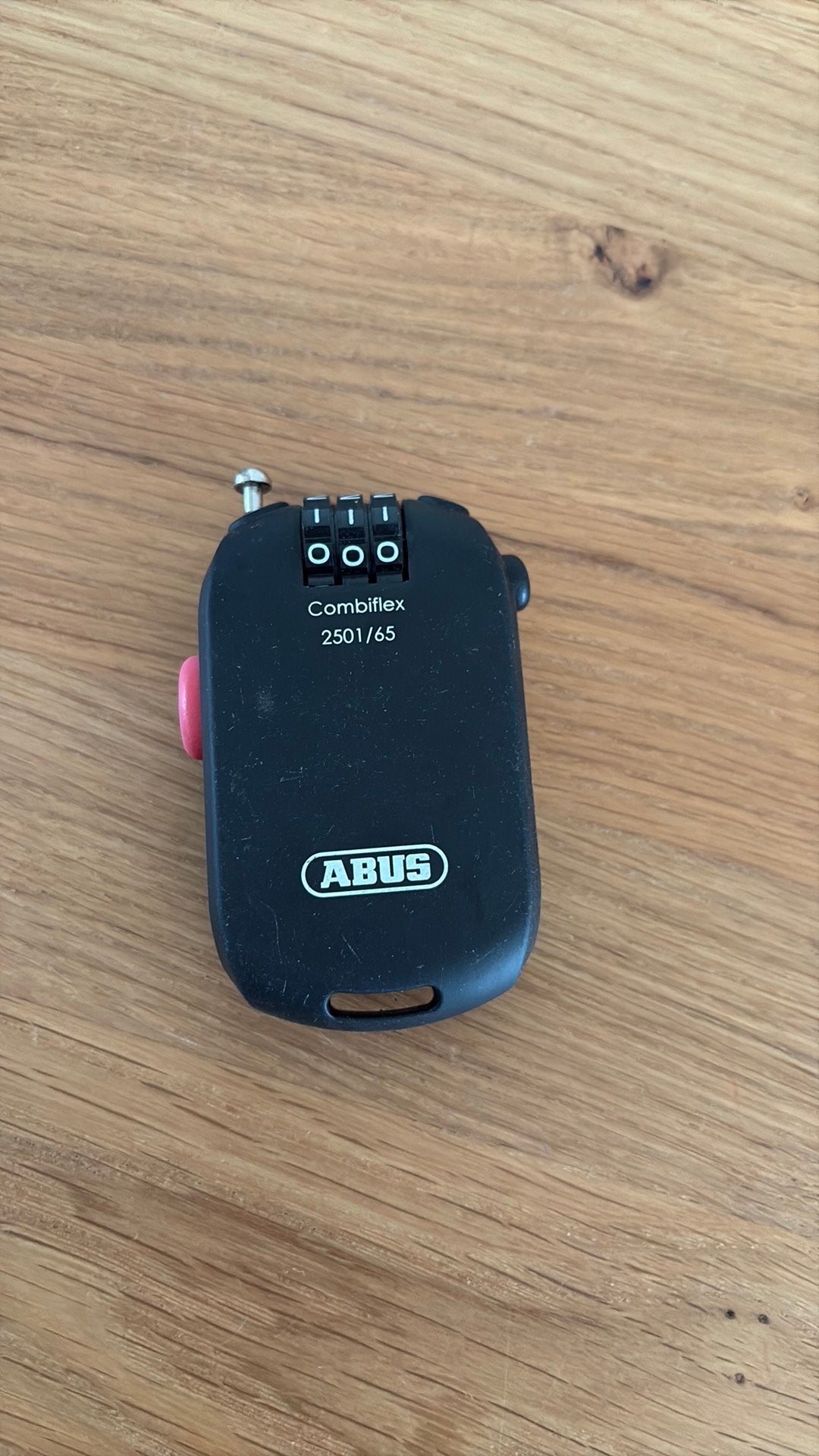 Abus slot met ketting en cijfers cijferslot, Ophalen of Verzenden, Zo goed als nieuw