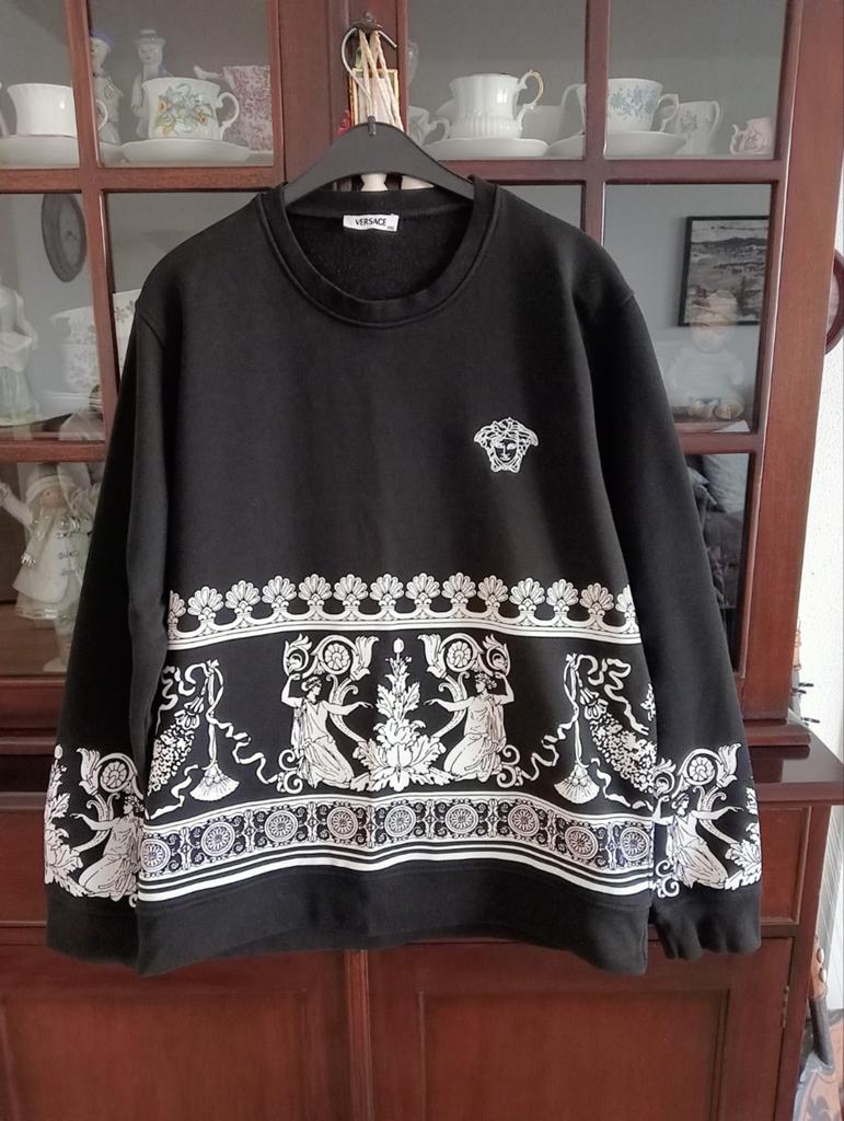 Versace sweater.xxl, Ophalen of Verzenden, Zo goed als nieuw, Maat 46/48 (XL) of groter, Zwart