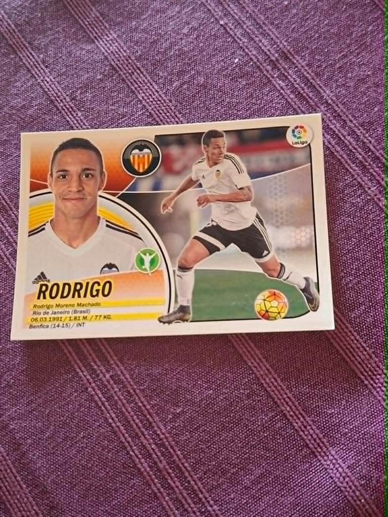 Panini/sticker : Rodrigo / Valencia C.F. / 2016-2017, Ophalen of Verzenden, Nieuw, Buitenlandse clubs, Poster, Plaatje of Sticker